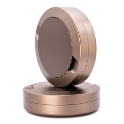 Snusdosor i aluminium i brons färg som kan graveras med personlig design
