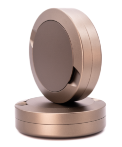 Snusdosor i aluminium i brons färg som kan graveras med personlig design