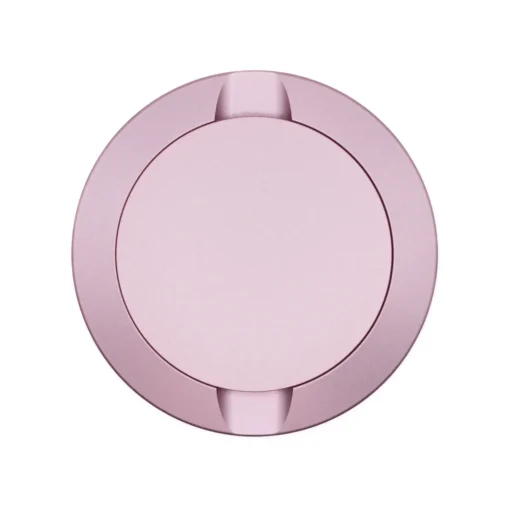 Rosa snusdosa i aluminium för egen design med gravyr på locket
