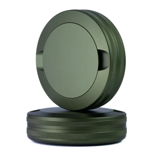 Snusdosa med Gravyr i Aluminium - Sammetsgrön